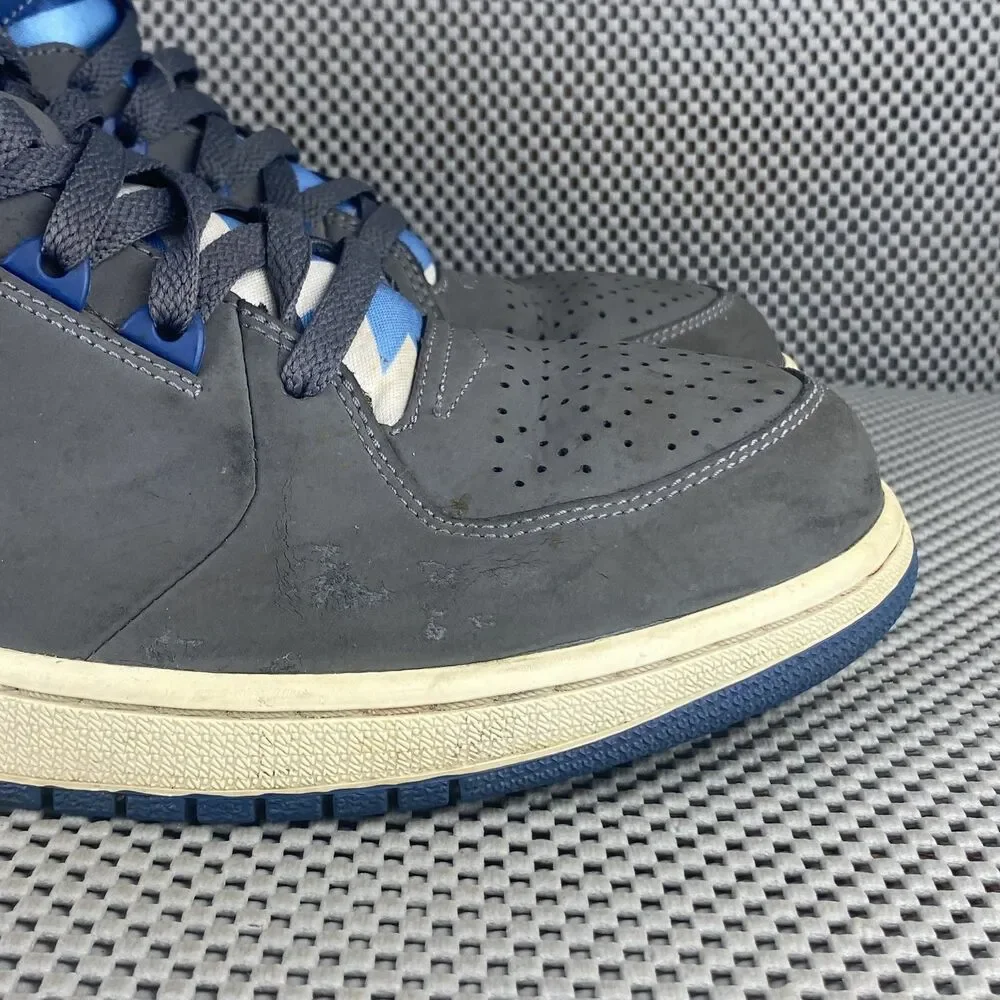 Nike Air Jordan 1 Flight 3 Sneakers Mens 12 Gray Blue Lace Up